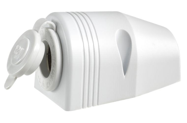 Narva HD Surface Mount Accessory Socket 12V White 81025WW