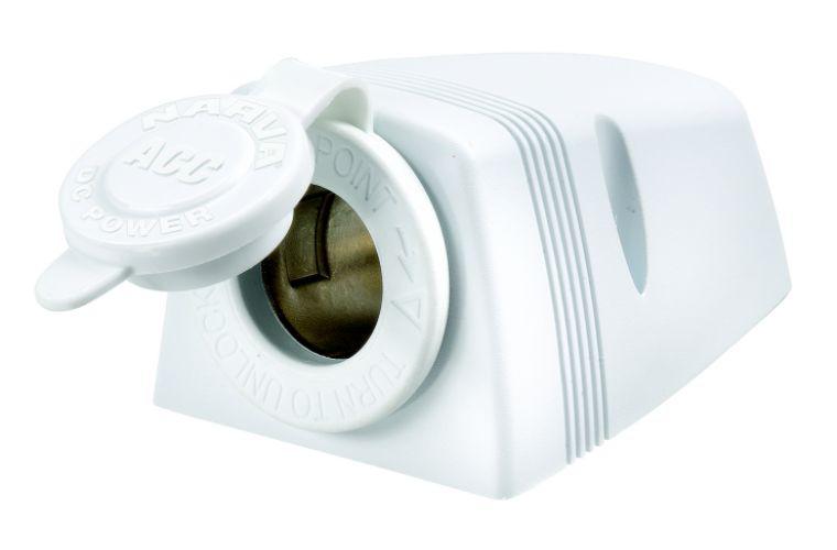 Narva HD Surface Mount Accessory Socket 12V White 81025WW