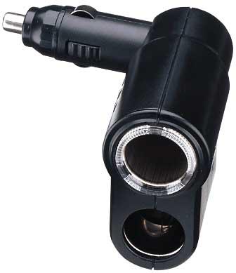 Narva Power Adaptor Twin Accessory Socket 81040BL