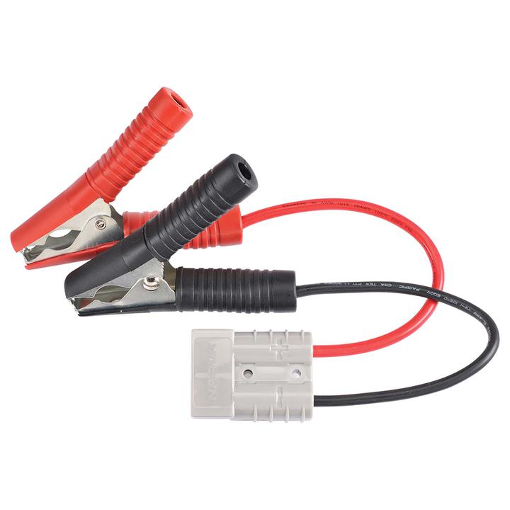 Narva Heavy Duty Adaptor with Battery Clips to Battery Connector 200mm 81067BL