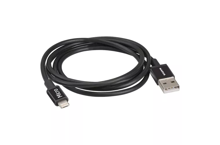 Narva Micro USB & Dual Faced Lightning Charge and Sync Cable (Blister 1Pk) 81070BL
