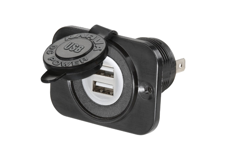 Narva Dual USB Single Socket Bulk (25Pk) 81134/25