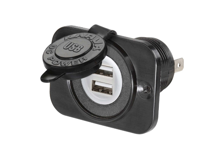 Narva USB Dual Socket HD 81134BL
