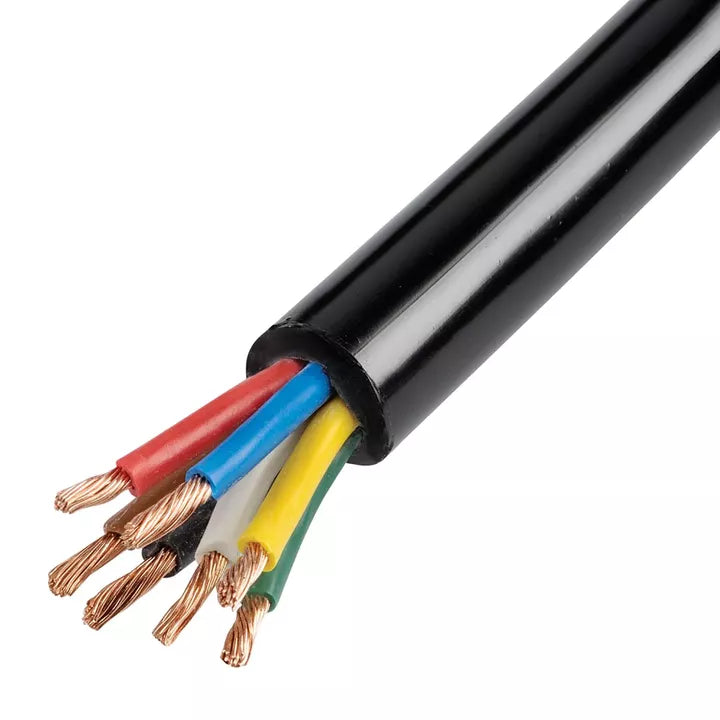 Narva Trailer Cable Suzi Coil 7 Core 3.6m Long Tail Without Plugs 82504