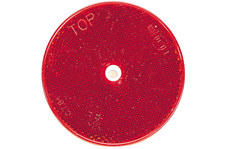 Narva Reflector 80mm Red Fixed Bolt 84022BL