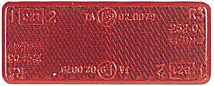 Narva Reflector 70mmx28mm Red Self Adhesive (2pk) 84037/50