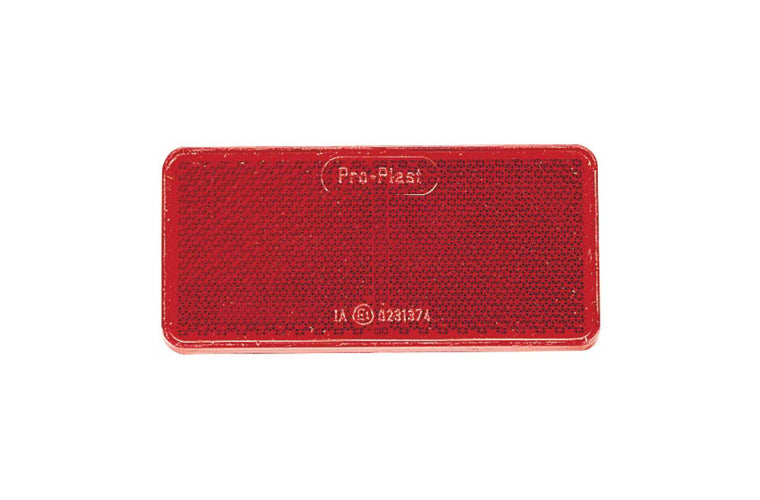 Narva Reflector 94mmx44mm Red Self Adhesive 84052BL
