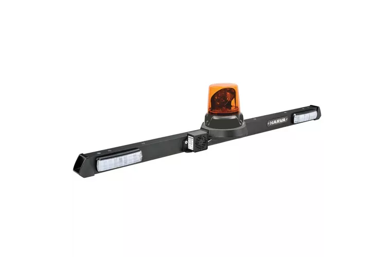 Narva Utility Bar 12/24V w/ LED Aeromax Rotating Beacon 85077A
