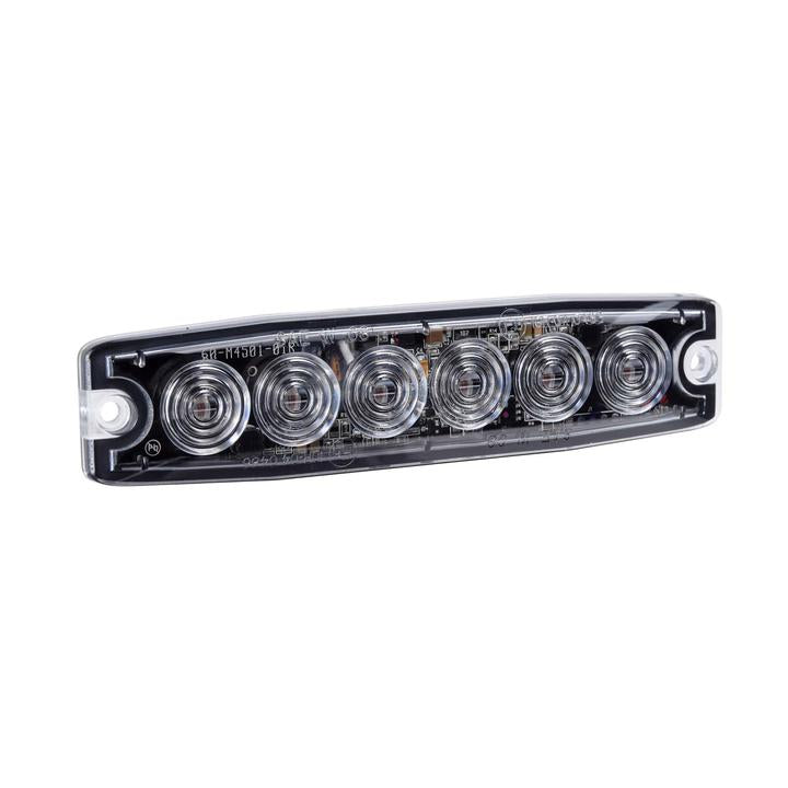 Narva High Powered Low Profile LED Warning Light Red 12-24V 6 x 1W 85214R