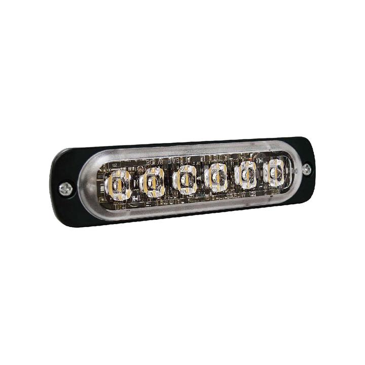 Narva Undercover Low Profile LED Warning Lamp with Flash Pattern Amber 12-24V 6 x 1W 85215A