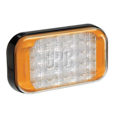 Narva High Powered LED Warning Lamp with Deutsch Connector Amber 9-33V 85222A-D
