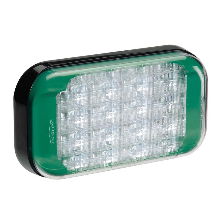 Narva High Powered LED Warning Lamp 9-33V Green 85222G