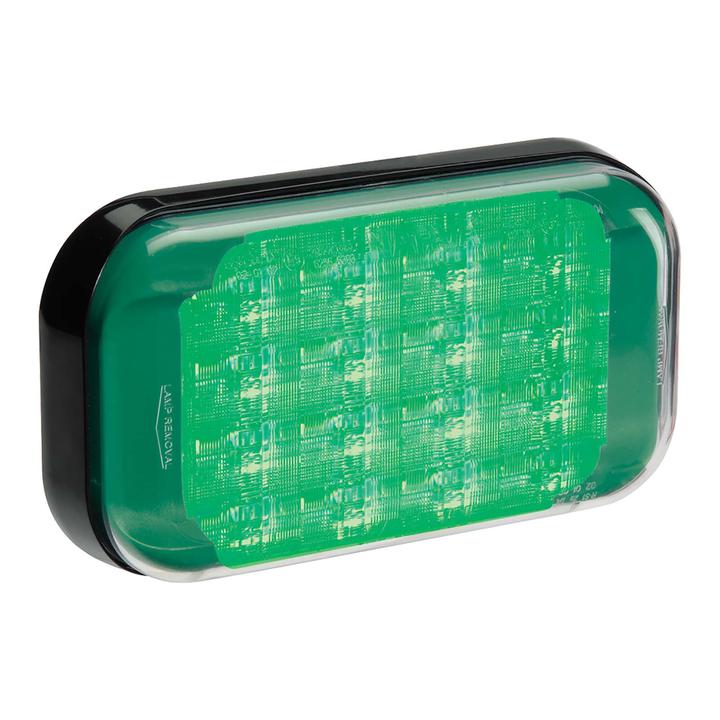 Narva High Powered LED Warning Lamp 9-33V Green 85222G