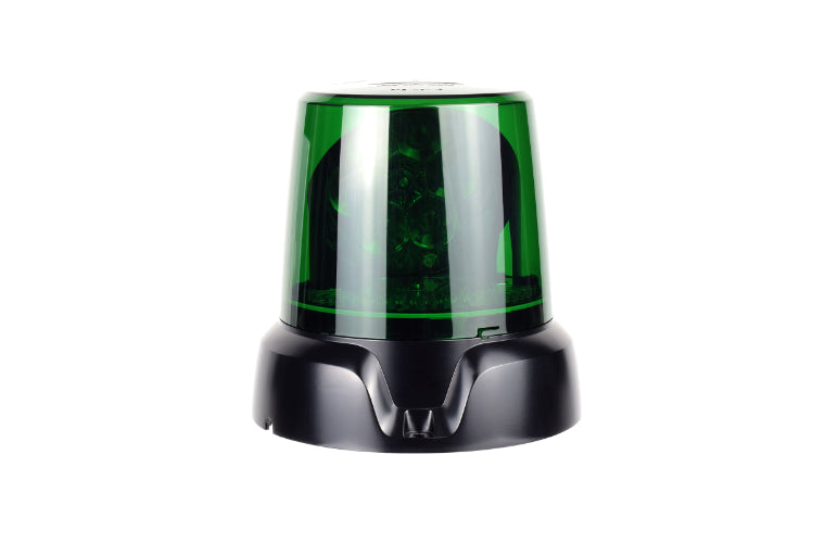 Narva LED Aeromax 12/24V Rotating Beacon 3 Bolt Mnt Green 85470G