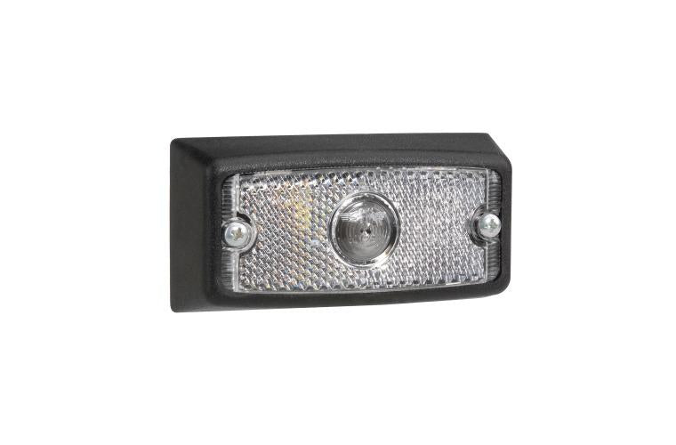 Narva Front End Outline Marker Lamp 12V Clear w/ Rubber Boot Reflector 87212