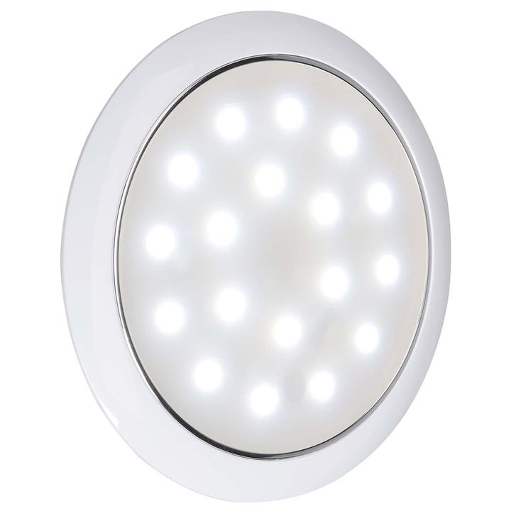 Narva Saturn Dual Colour Interior Lamp with Touch Switch Round White/Red 130mm 12V 5700K 87503WRBL
