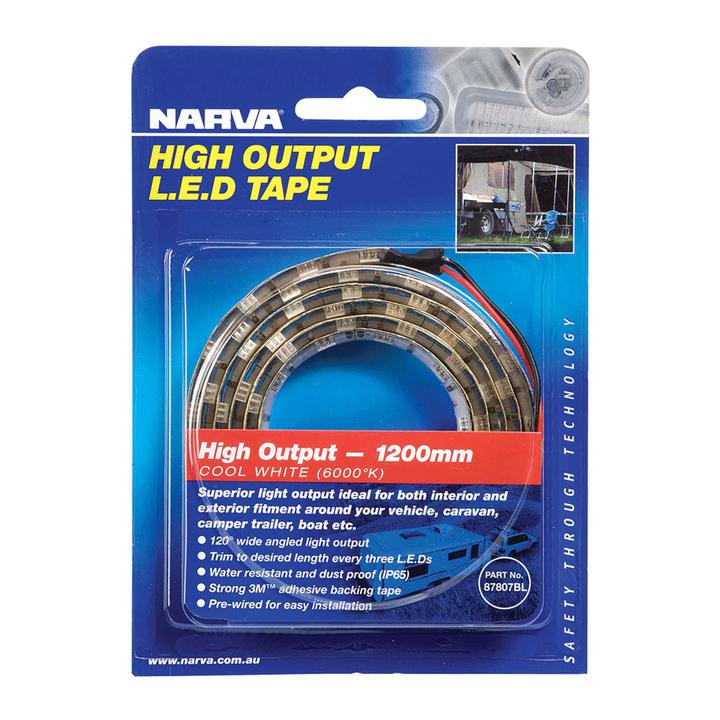 Narva LED Tape with High Output Cool White 300mm 12V 6000K 87805BL