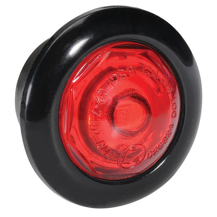 Narva Model 2 LED Rear End Outline Marker Lamp with Black Housing Red 27mm 9-33V 90232BL