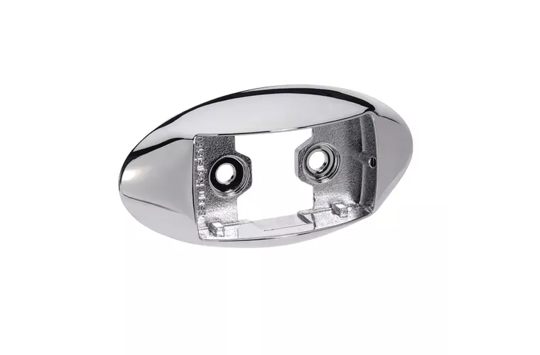 Narva Mounting Base Deflector Chrome Oval Suits Model 14 Marker Lamps 91494