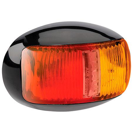 Narva LED Side Marker Light Red/Amber 9-33V 91606