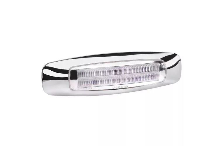 Narva Model 24 LED Light Guide Front End Outline Marker Lamp White 146mm x 40mm 9-33V 92450BL