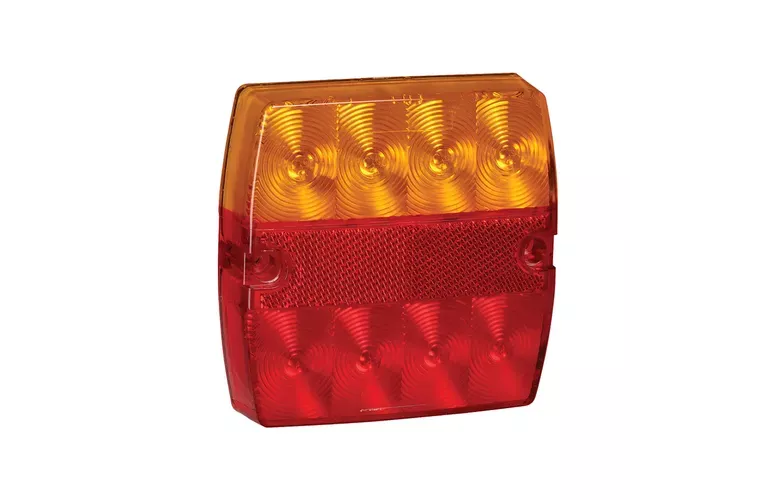 Narva Model 34 LED Slimline Direction Indicator Stop/Tail Lamp Square 12V 0.5m Cable 93430BL