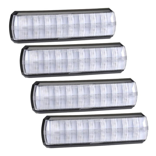 Narva LED Slimline Rear Stop/Tail/Indicator Lamp Red/Amber 10-30V (4Pk) 93810/4