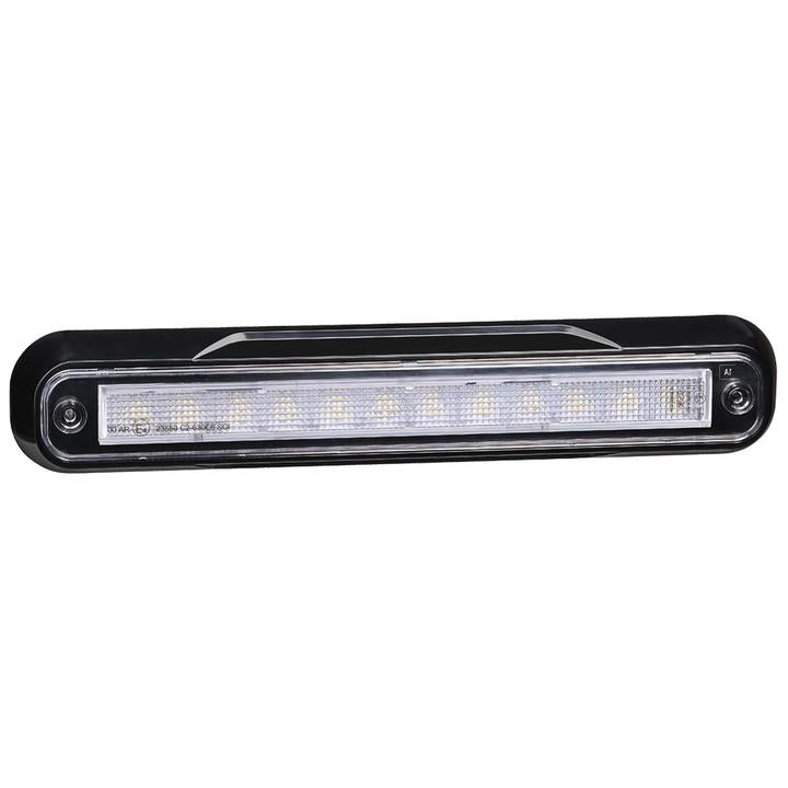 Narva Model 39 LED Reverse Lamp with Black Surface Mount White 9-33V 93924BL