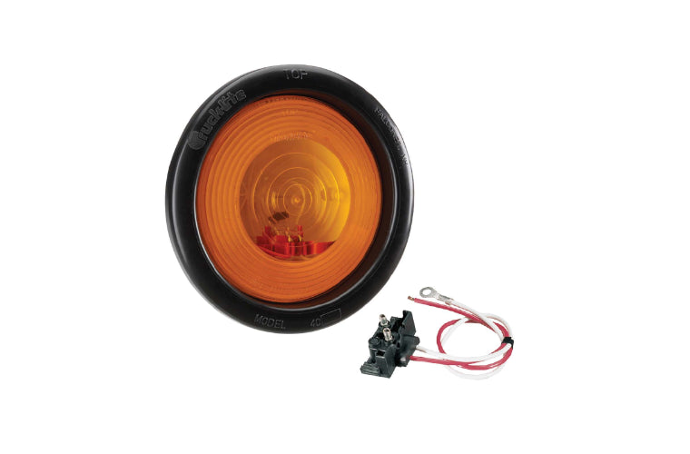Narva Sealed Rear Direction Indicator Lamp 12V Amber w/ Vinyl Grommet 94002