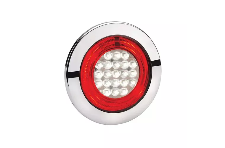 Narva Model 56 LED Reverse Lamp Red 9-33V with LED Tail Ring Red 95608