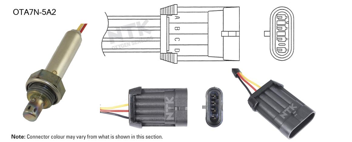 NTK Oxygen Lambda Sensor OTA7N-5A2