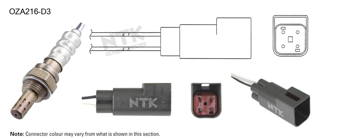 NTK Oxygen Lambda Sensor OZA216-D3