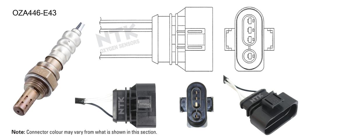 NTK Oxygen Lambda Sensor OZA446-E43