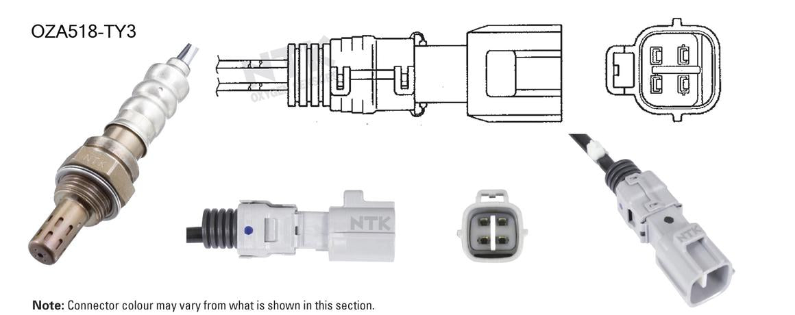 NTK Oxygen Lambda Sensor OZA518-TY3
