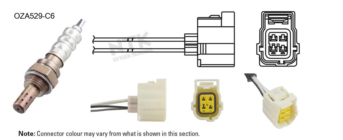 NTK Oxygen Lambda Sensor OZA529-C6