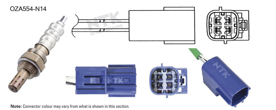 NTK Oxygen Lambda Sensor OZA554-N14