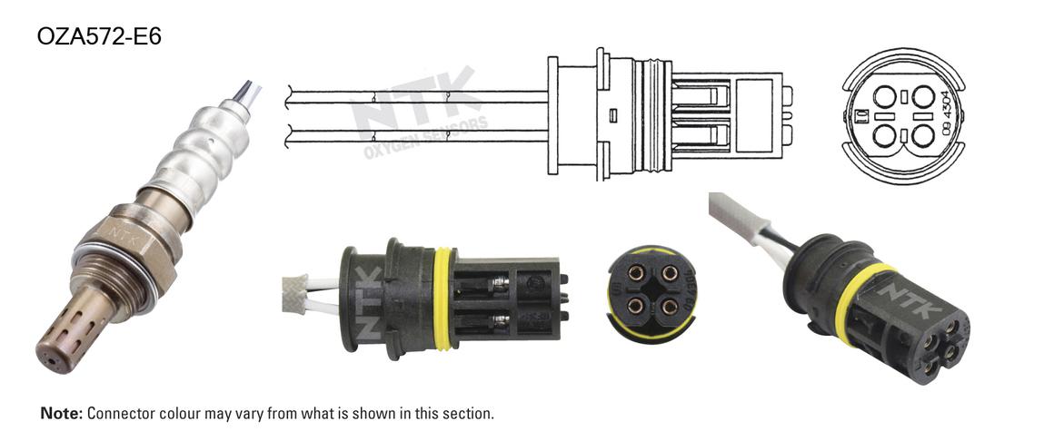 NTK Oxygen Lambda Sensor OZA572-E6
