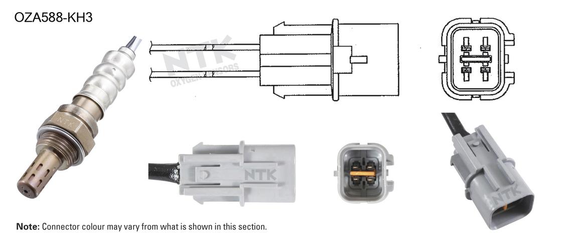 NTK Oxygen Lambda Sensor OZA588-KH3