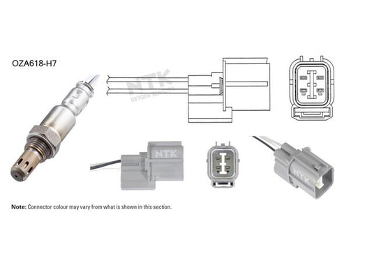 NTK Oxygen Lambda Sensor OZA618-H7