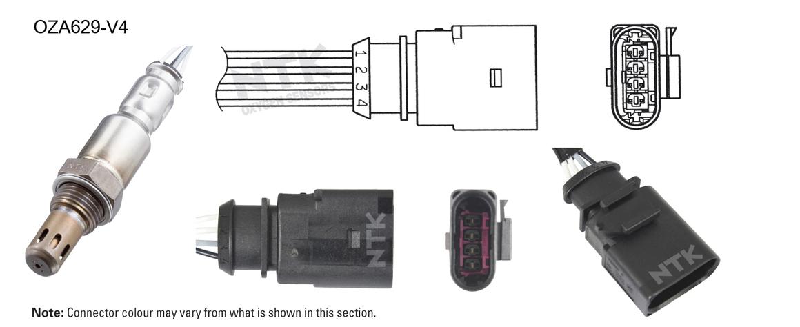 NTK Oxygen Lambda Sensor OZA629-V4