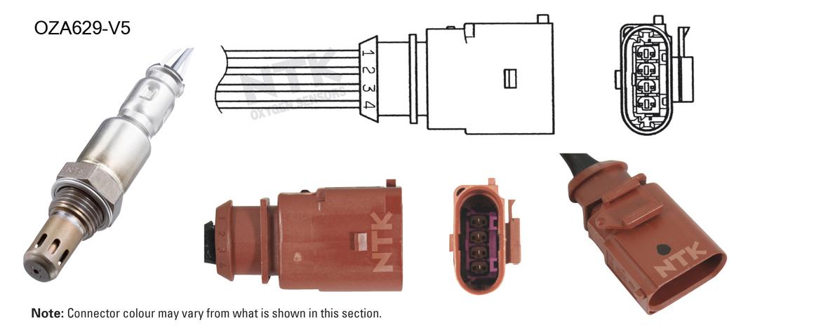 NTK Oxygen Lambda Sensor OZA629-V5
