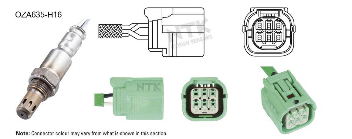 NTK Oxygen Lambda Sensor OZA635-H16
