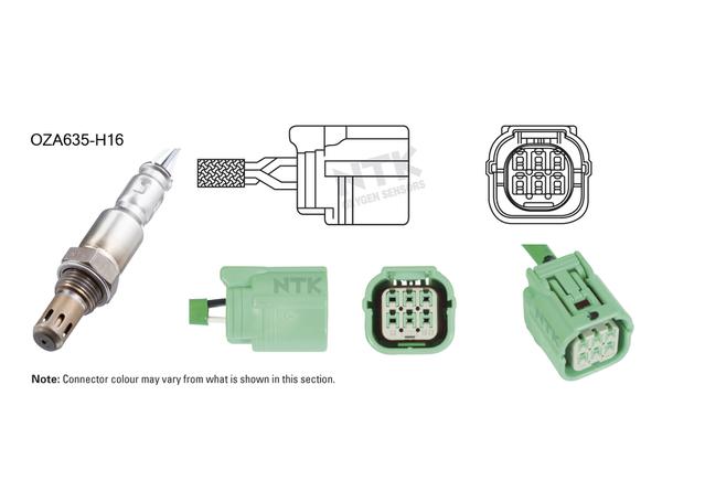 NTK Oxygen Lambda Sensor OZA635-H16