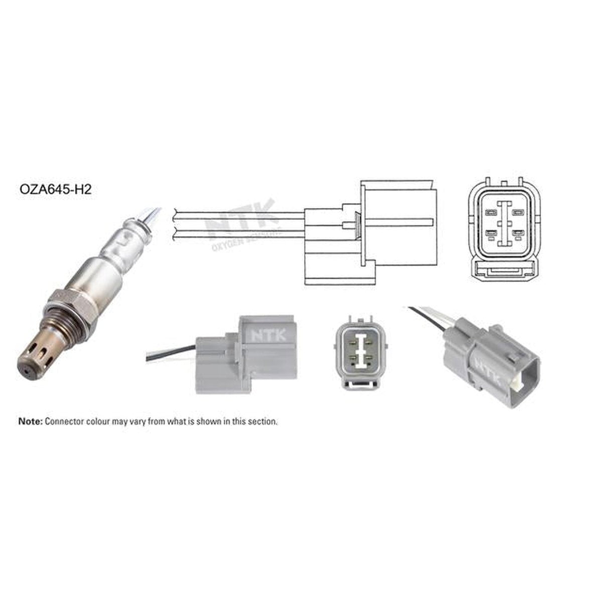 NTK Oxygen Lambda Sensor OZA645-H2