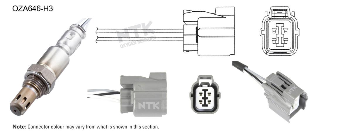 NTK Oxygen Lambda Sensor OZA646-H3