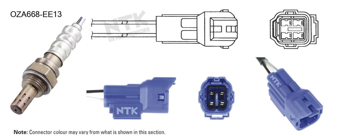 NTK Oxygen Lambda Sensor OZA668-EE13