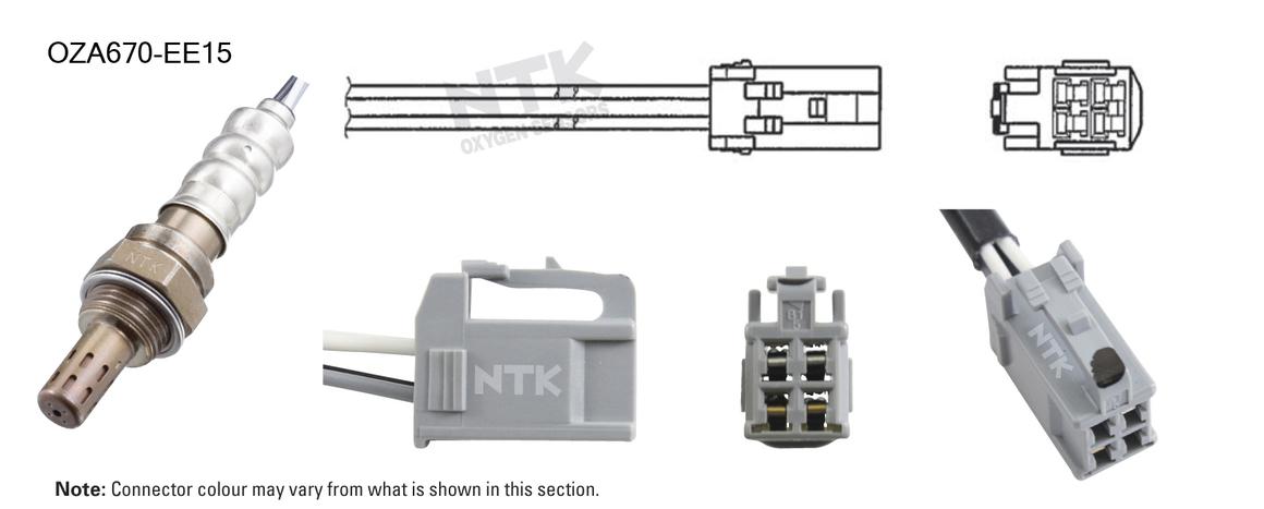 NTK Oxygen Lambda Sensor OZA670-EE15