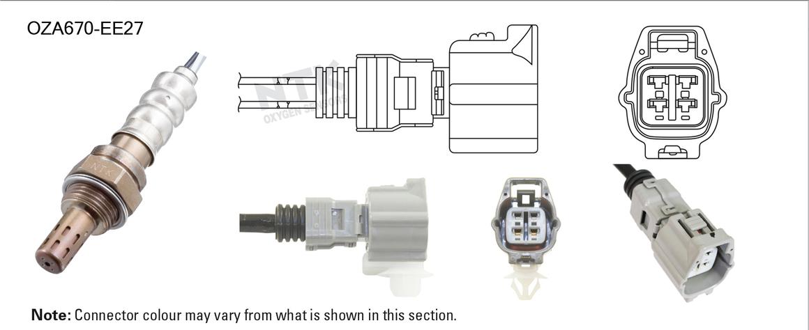 NTK Oxygen Lambda Sensor OZA670-EE27