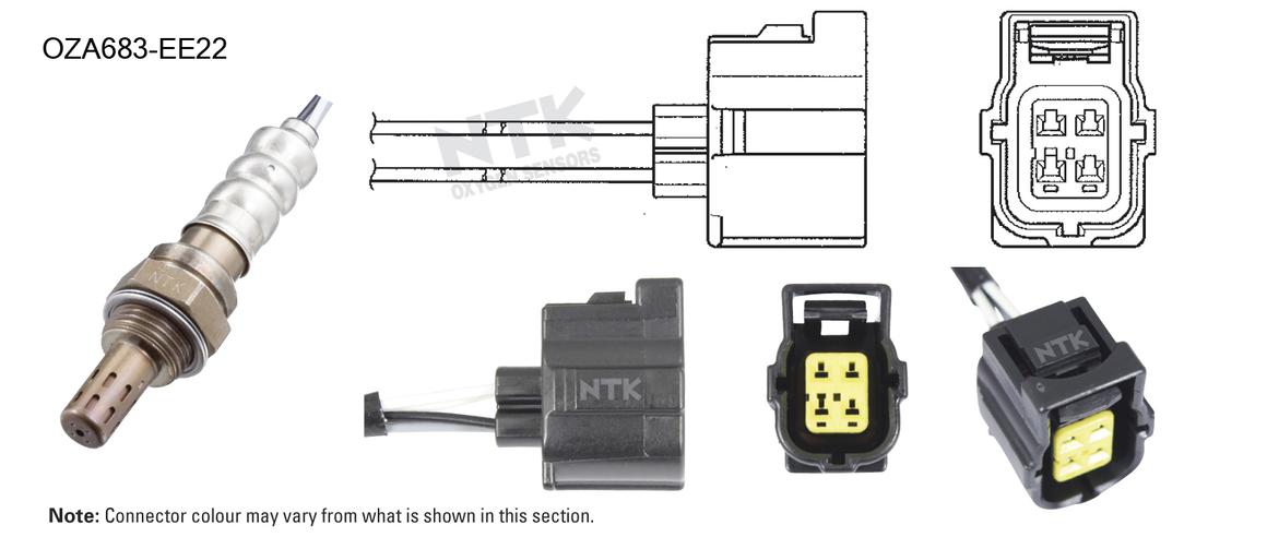 NTK Oxygen Lambda Sensor OZA683-EE22