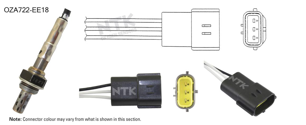 NTK Oxygen Lambda Sensor OZA722-EE18